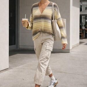 Wilfred Free (Aritzia) Hush Knot V-Neck Sweater XL NWT